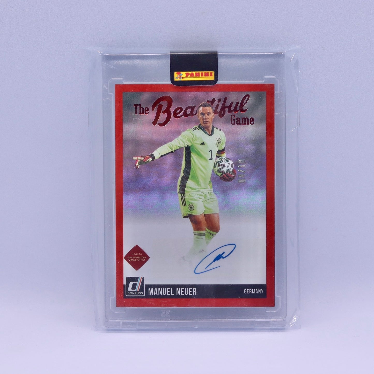 مانويل نوير (4/10) بانيني دونروس 2021/2022 اللعبة الجميلة الحمراء