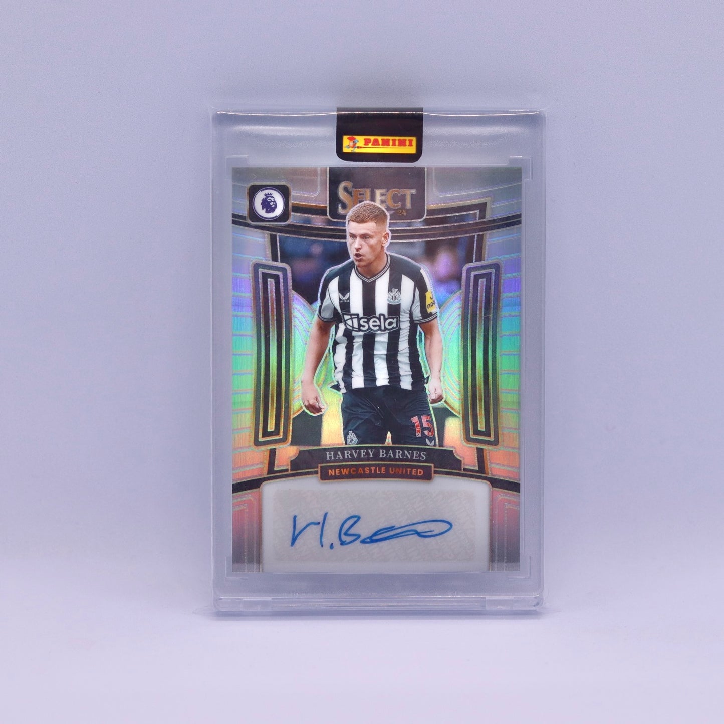 Harvey Barnes Panini Select Premier League 2023/2024 Auto