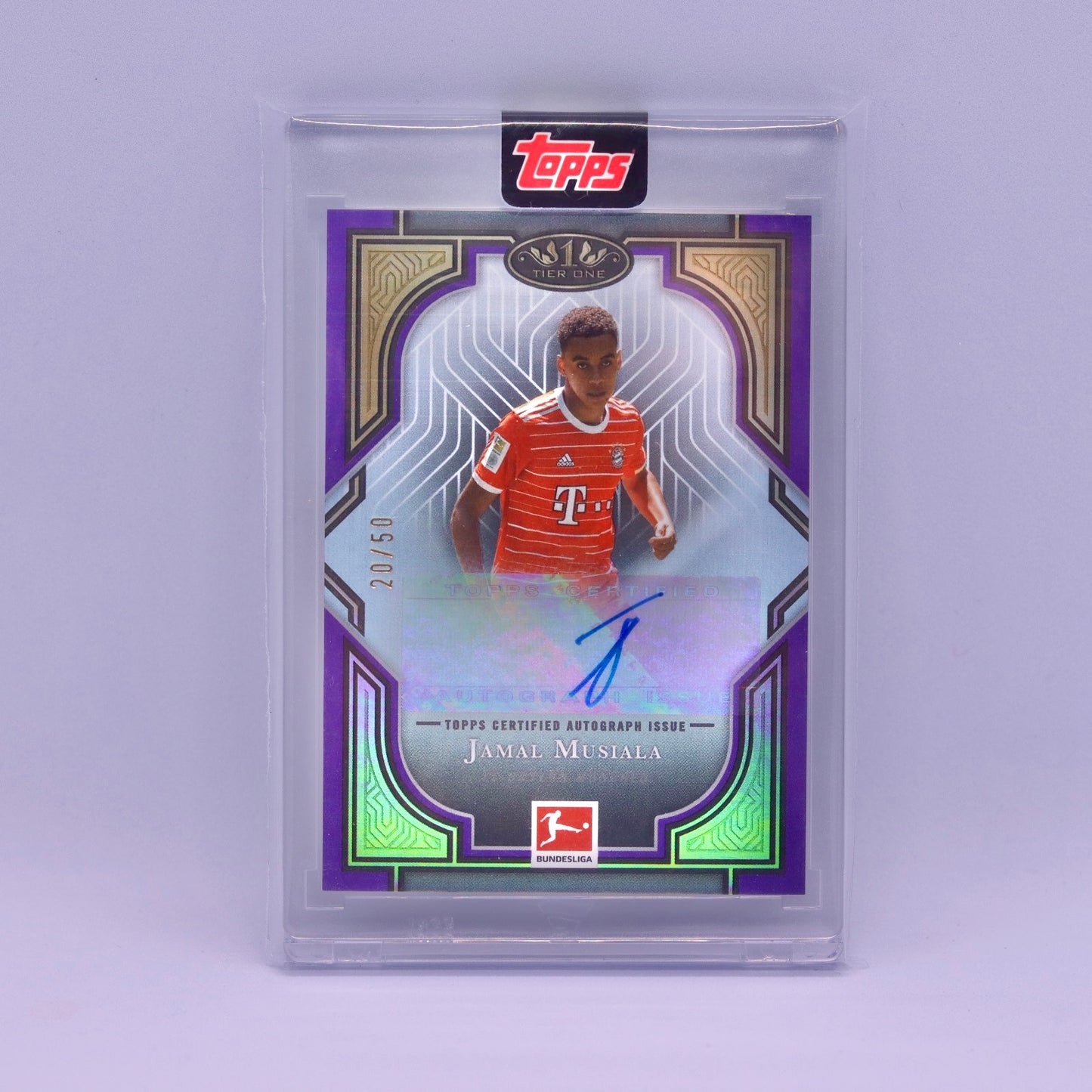Jamal Musiala (20/50) Topps Bundesliga Tier One Auto