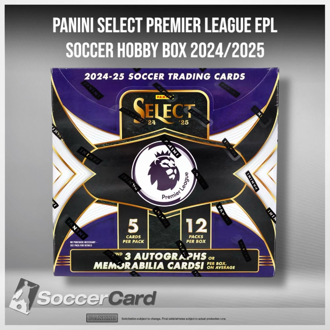 Panini Select Premier League EPL Soccer Hobby Box 2024/2025