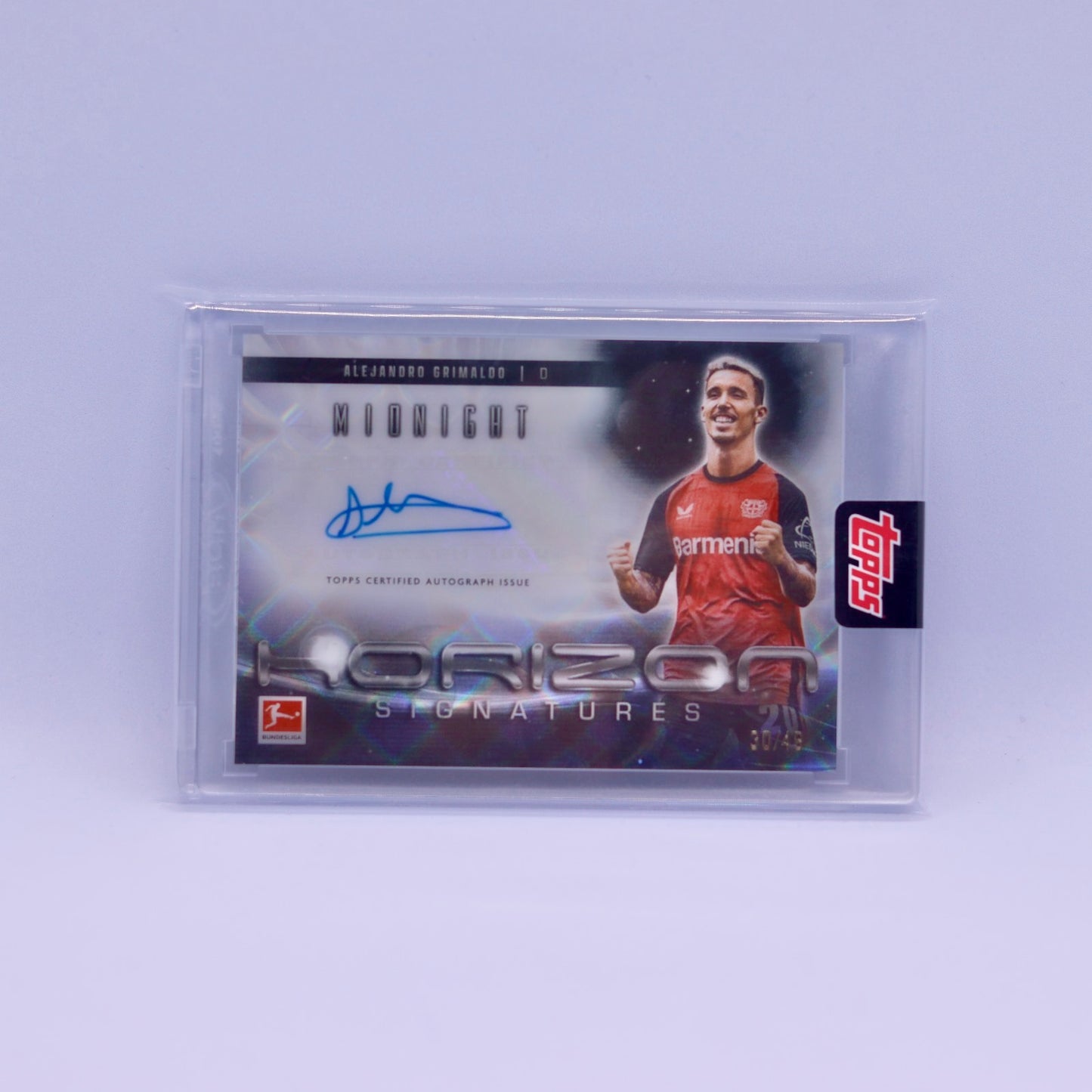 Alejandro Grimaldo (30/49) Topps Bundesliga Midnight 2024/2025 Auto