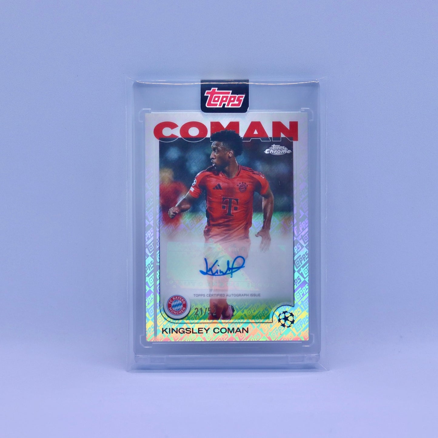 Kingsly Coman Topps Chrome UEFA Champions League Auto