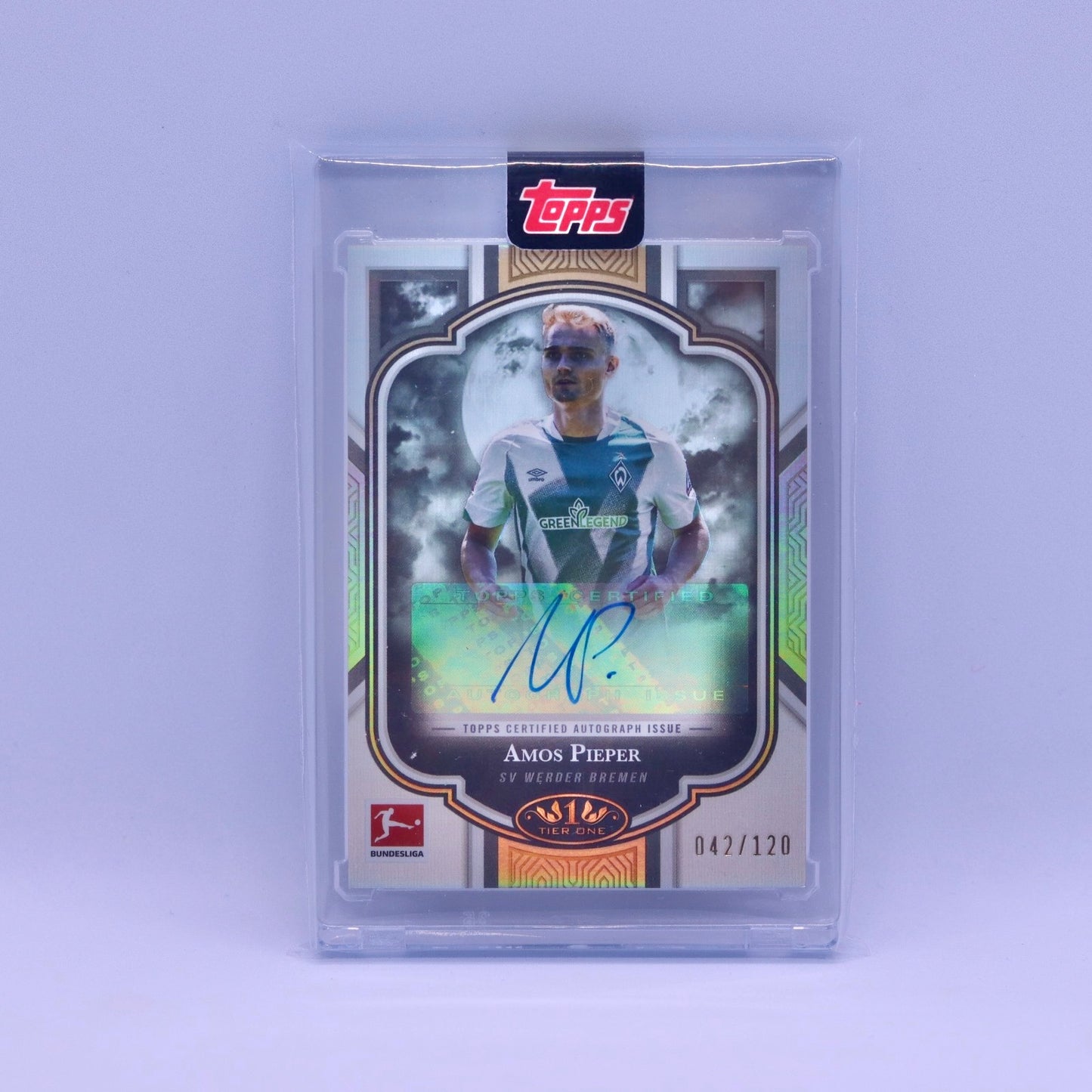 Amos Pieper (042/120) Topps Bundesliga Tier One Auto
