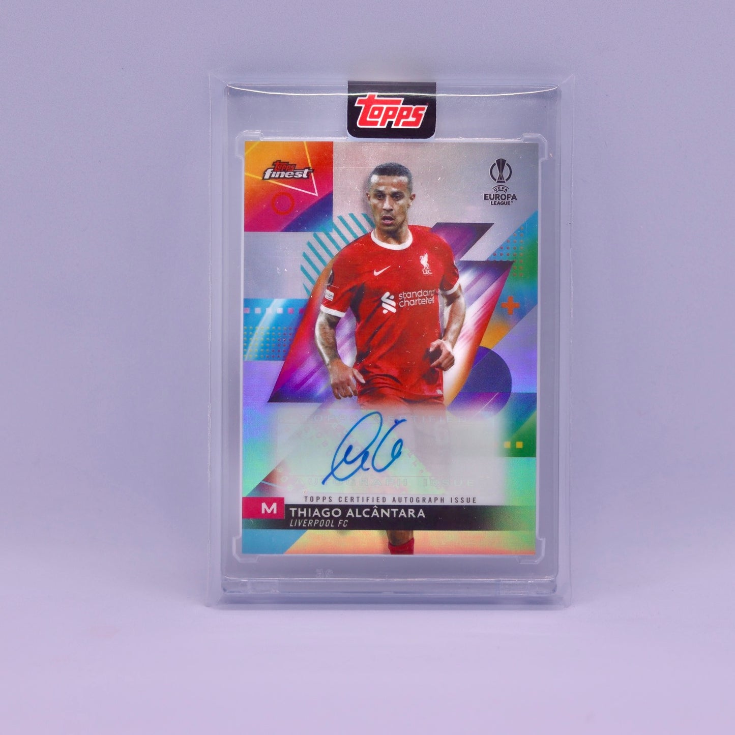 Thiago Alcantara Topps Finest 2023/2024 Auto