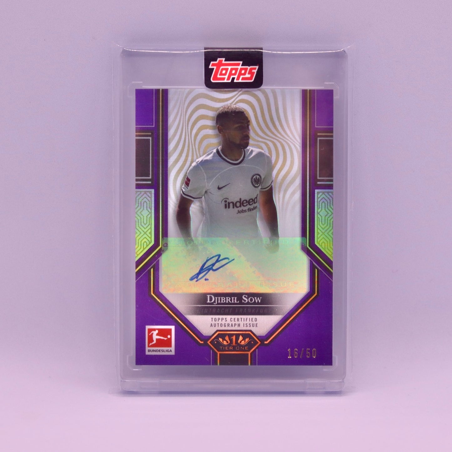 Djibril Sow (16/50) Topps Bundesliga Tier One Auto