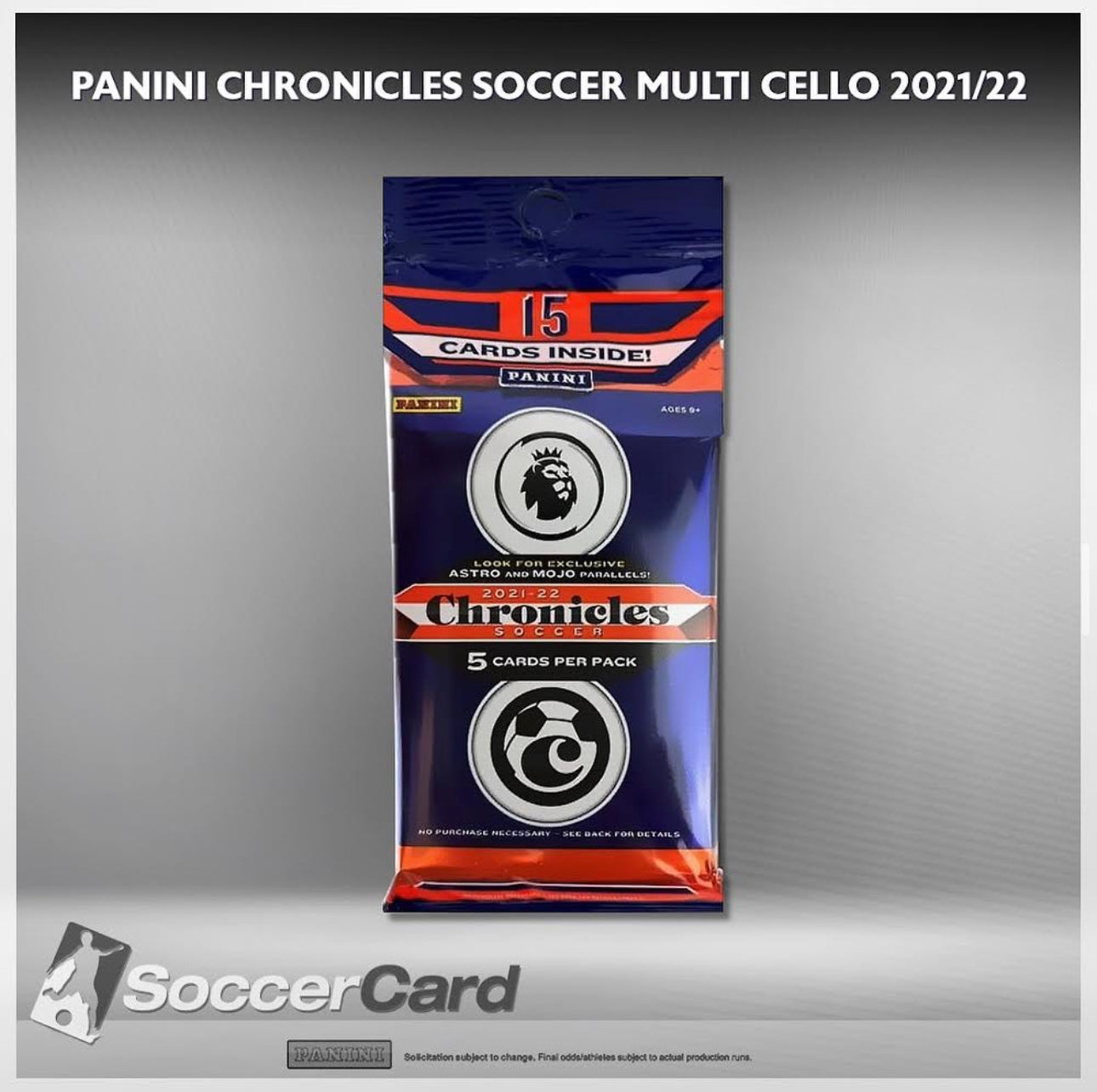 Panini Chronicles Soccer Multi Cello 2021/2022 Pack