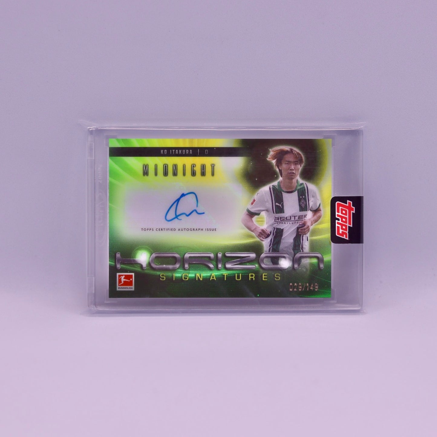 Ko Itakura (029/149) Topps Bundesliga Midnight 2024/2025 Auto