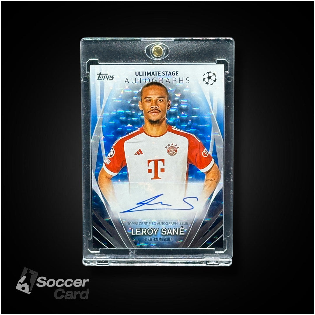 Leroy Sane (18/99) Topps UEFA Ultimate Stage 2023/2024 Blue Icy