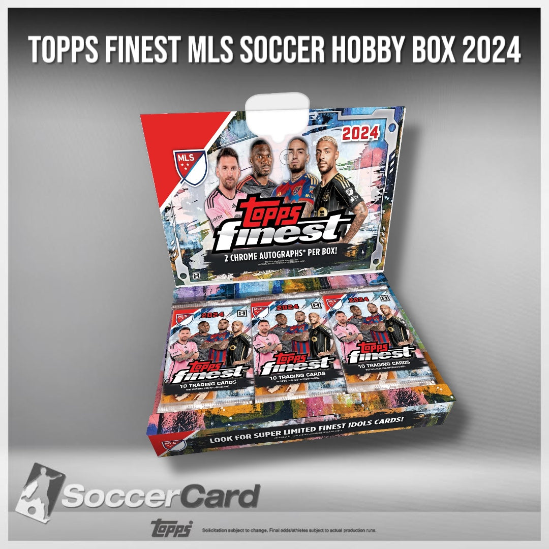 Topps Finest MLS Soccer Hobby Box 2024
