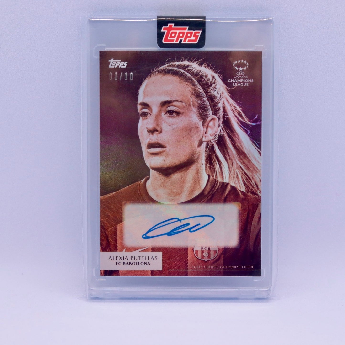 Alexia Putellas (01/10) Topps Simplicidad UCC Red Auto