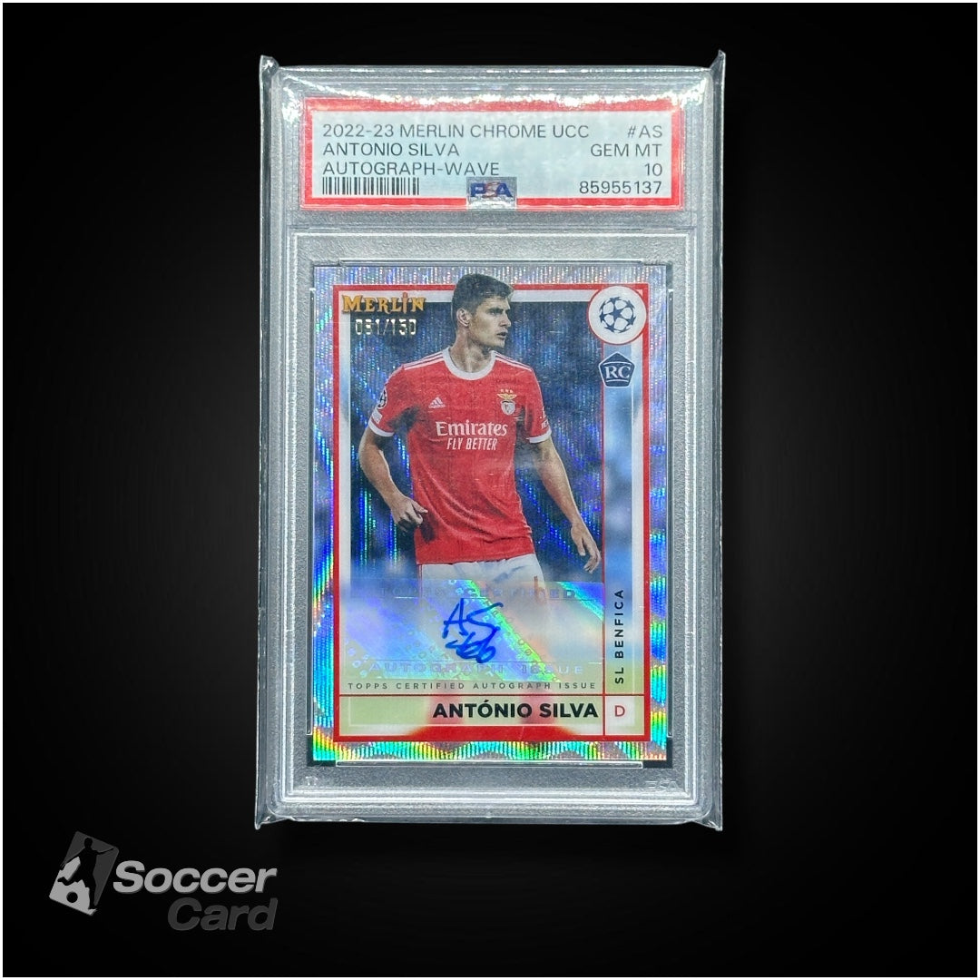 Antonio Silva (81/150) Merlin 2022/2023 Auto - PSA 10