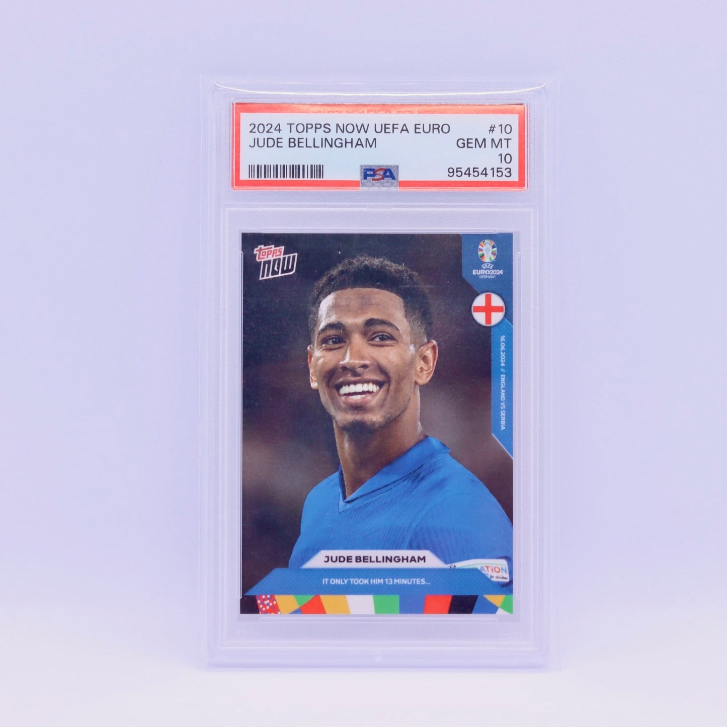 Jude Bellingham Topps Now PSA 10