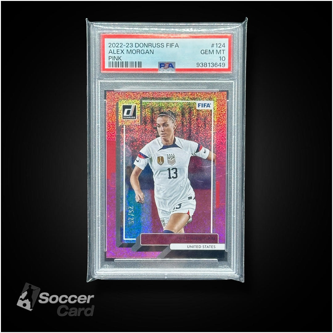 Alex Morgan (25/25) Donruss FIFA 2022/2023 Pink - PSA 10