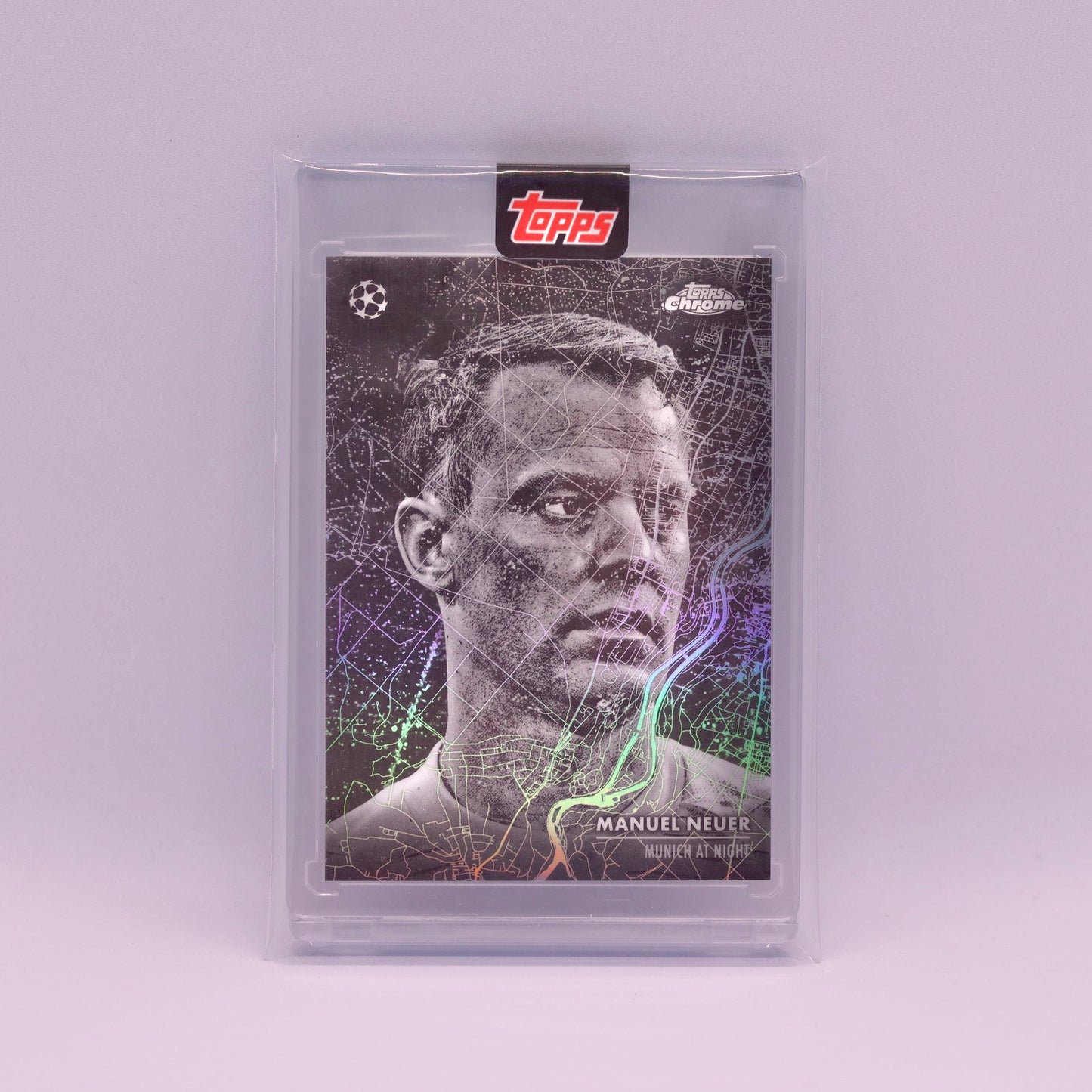 Manuel Neuer Topps Chrome UEFA Champions League 2024/2025 Munich at Night SSP Case Hit