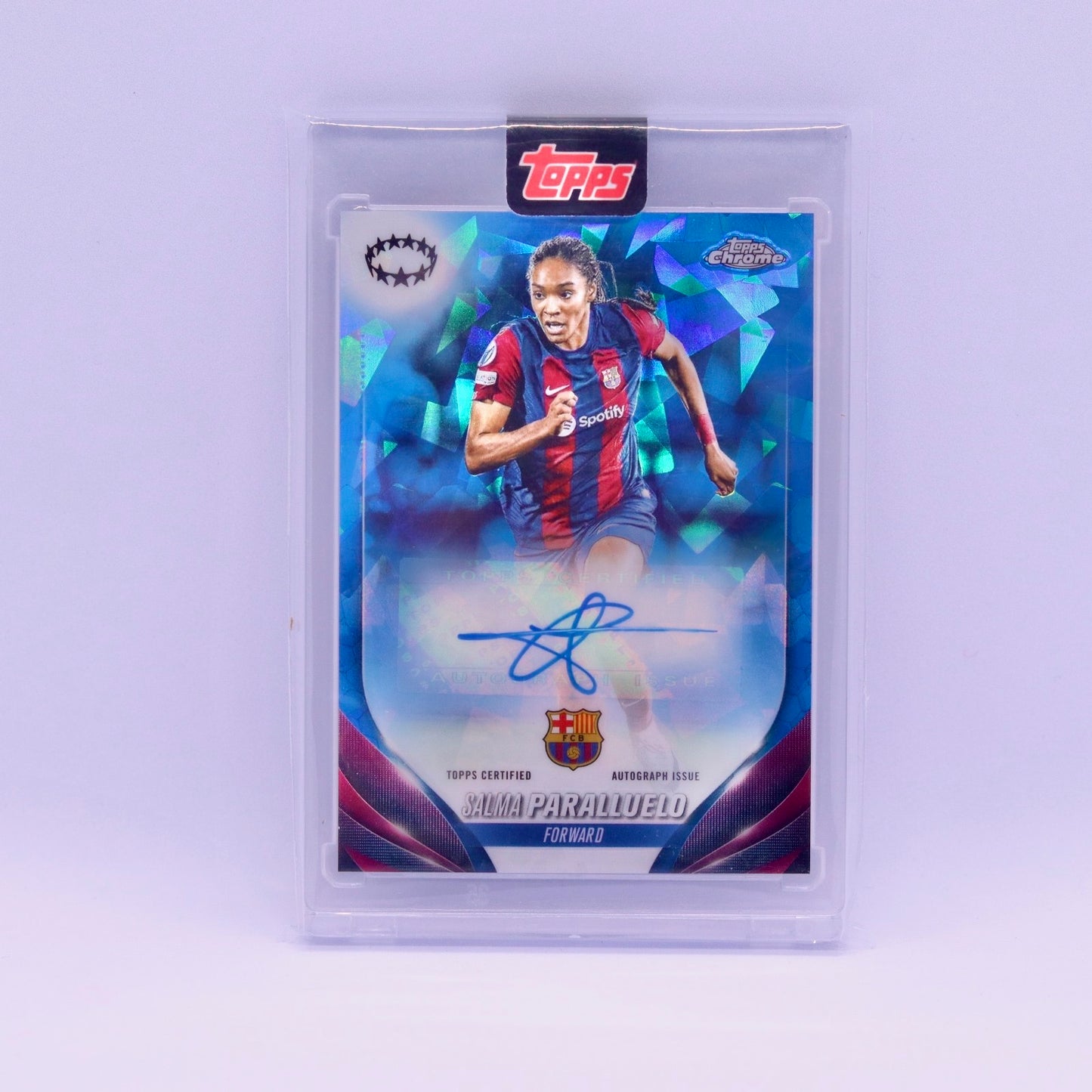 Salma Paralluelo Topps Sapphire UEFA Champions League Women's 2023/2024 Automatic