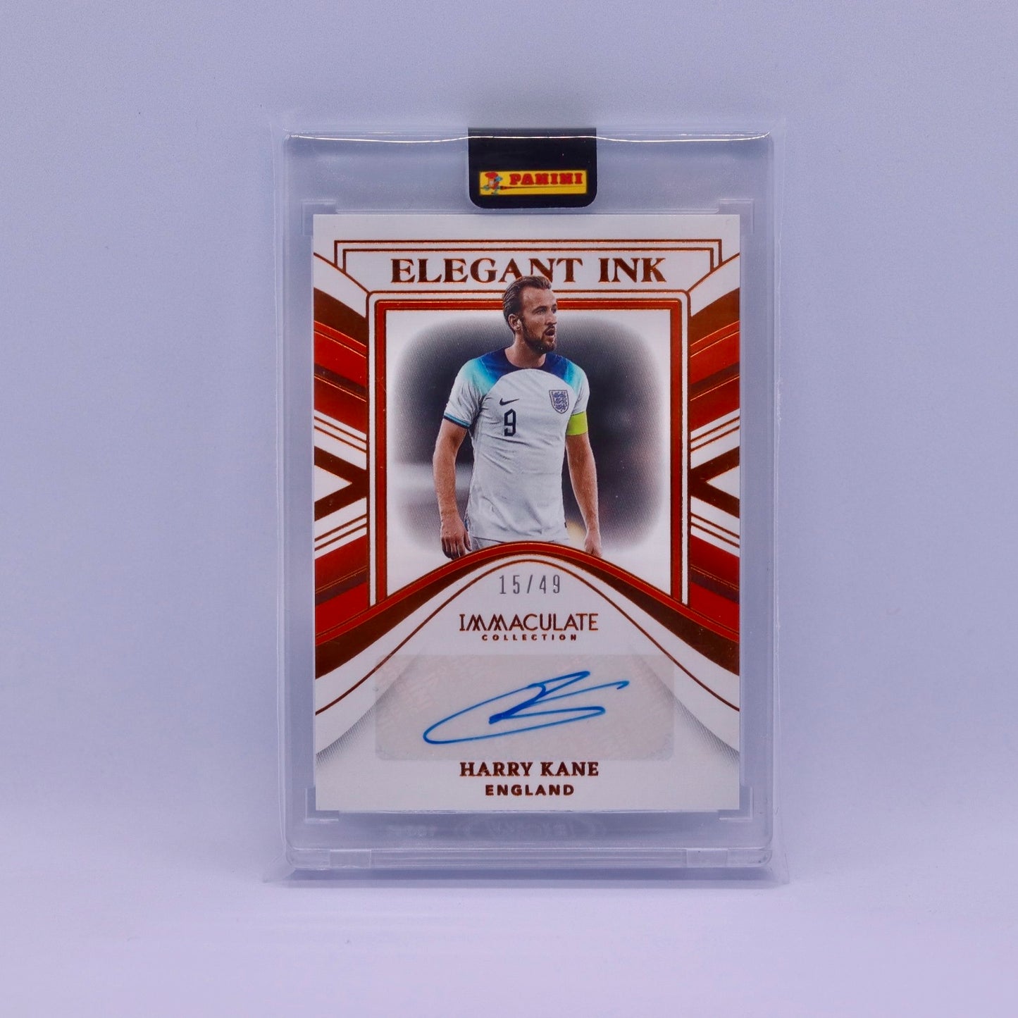 Harry Kane (15/49) Panini Immaculate 2023/2024 Elegant Ink Auto