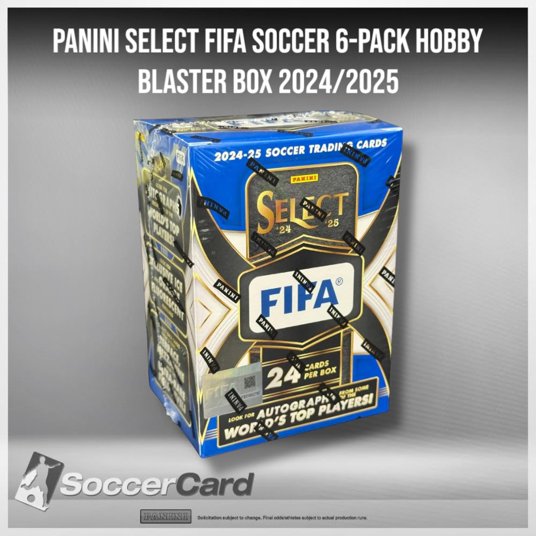 Panini Select FIFA Soccer 6-Pack Hobby Blaster Box 2024/2025