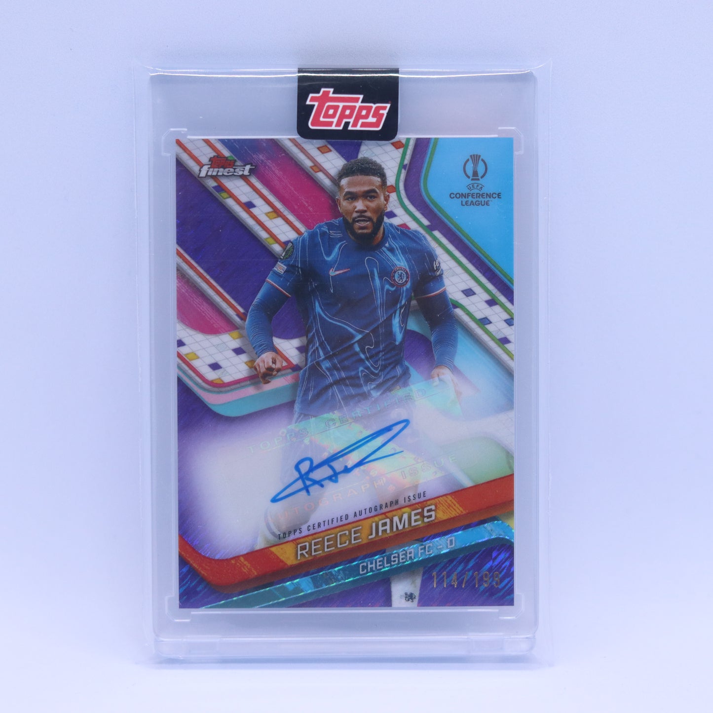 Reece James (114/199) Topps Finest 2024/2025 Auto