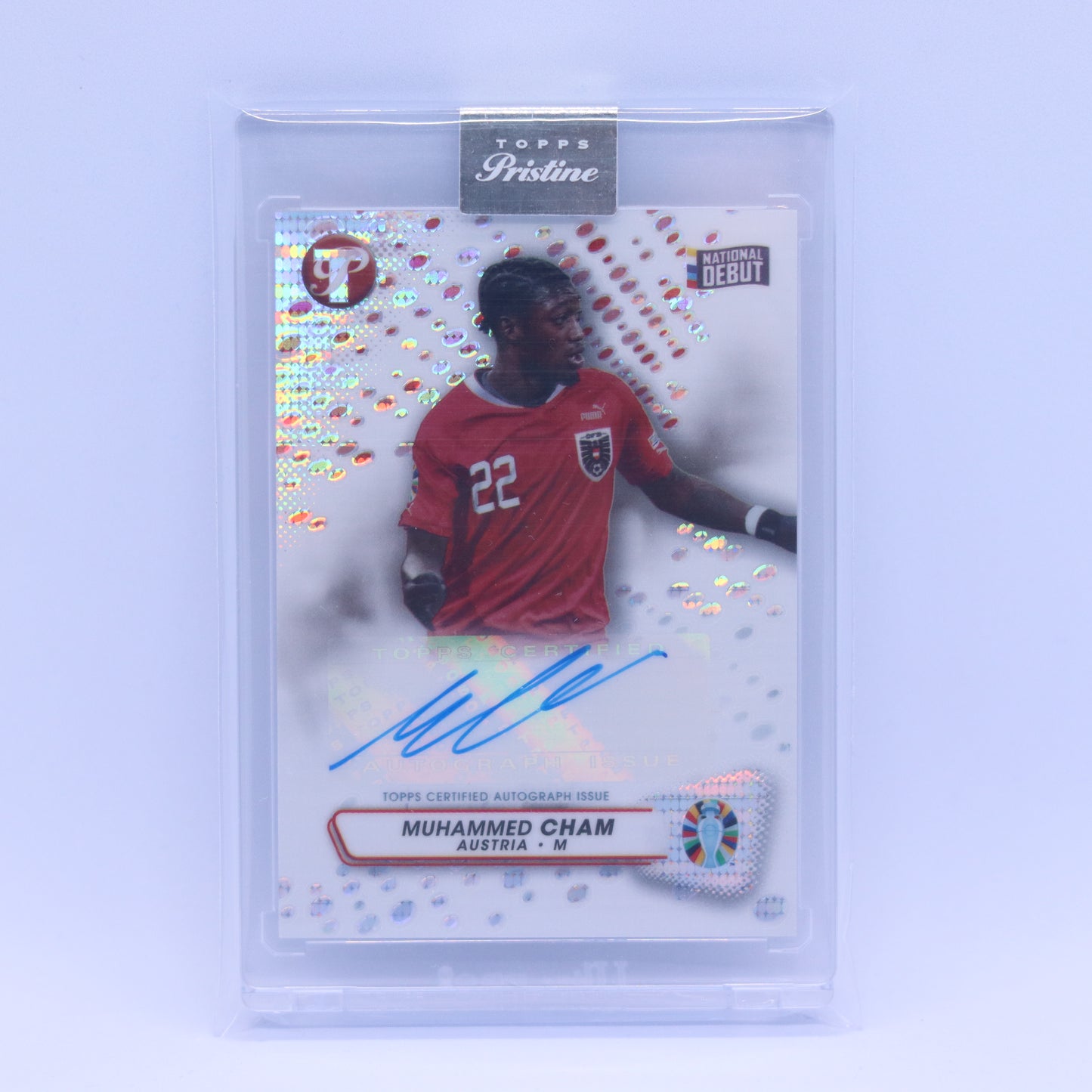 Muhammed Cham Topps Pristine Road To Euro 2024 Auto
