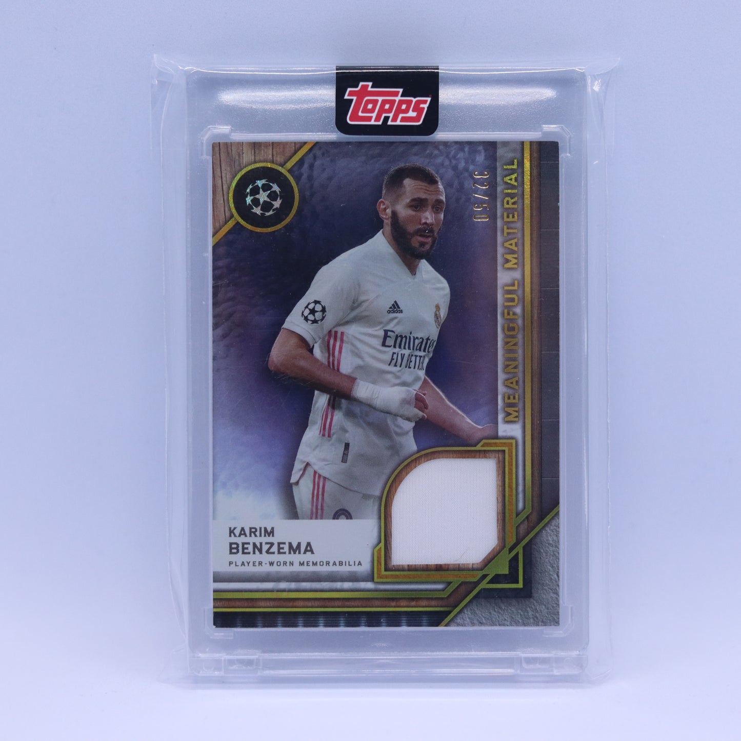 Karim Benzema (32/50) Topps Museum 2024 Relic