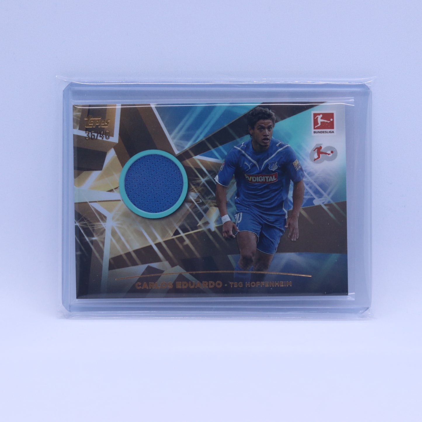 Carlos Edwardo (36/40) Topps Bundesliga 60 Years Anniversary Match-Worn Memorabilia