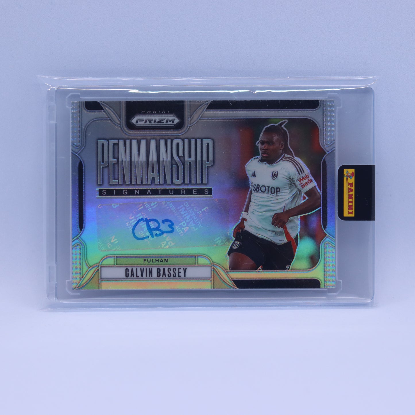 Calvin Bassey (18/99) Panini Prizm EPL 2024/2025 Auto