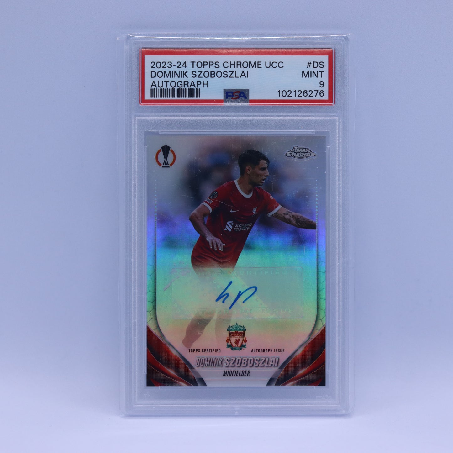 Dominik Szoboszlai Topps Chrome UCC 2023/2024 Auto