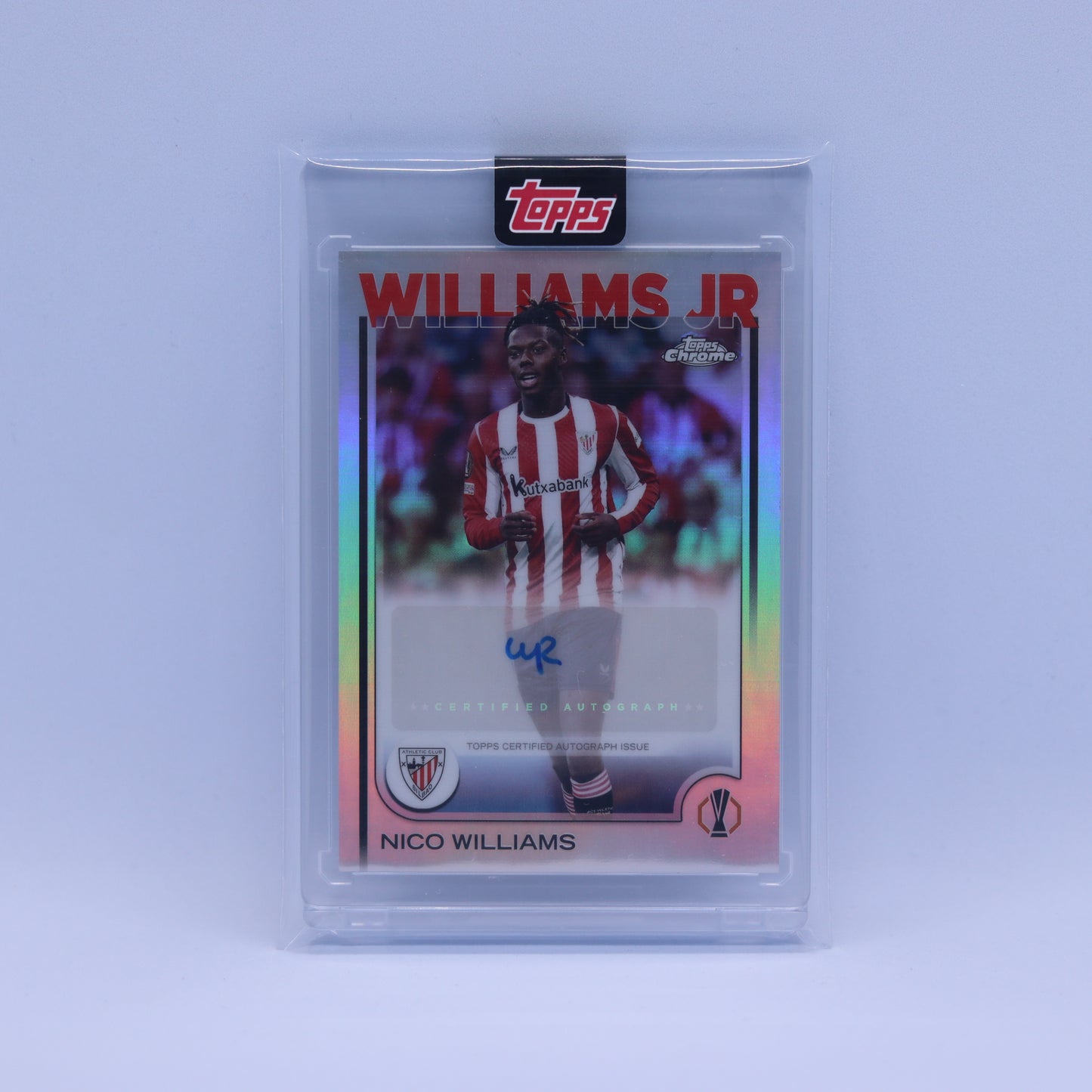 Nico Williams JR Topps Chrome UCL 2024/2025 Auto