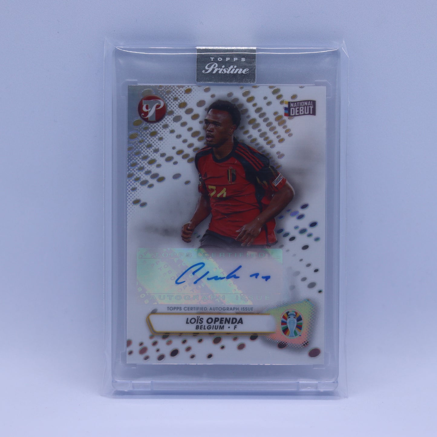 Lois Openda Topps Pristine Road To Euro 2024 Auto