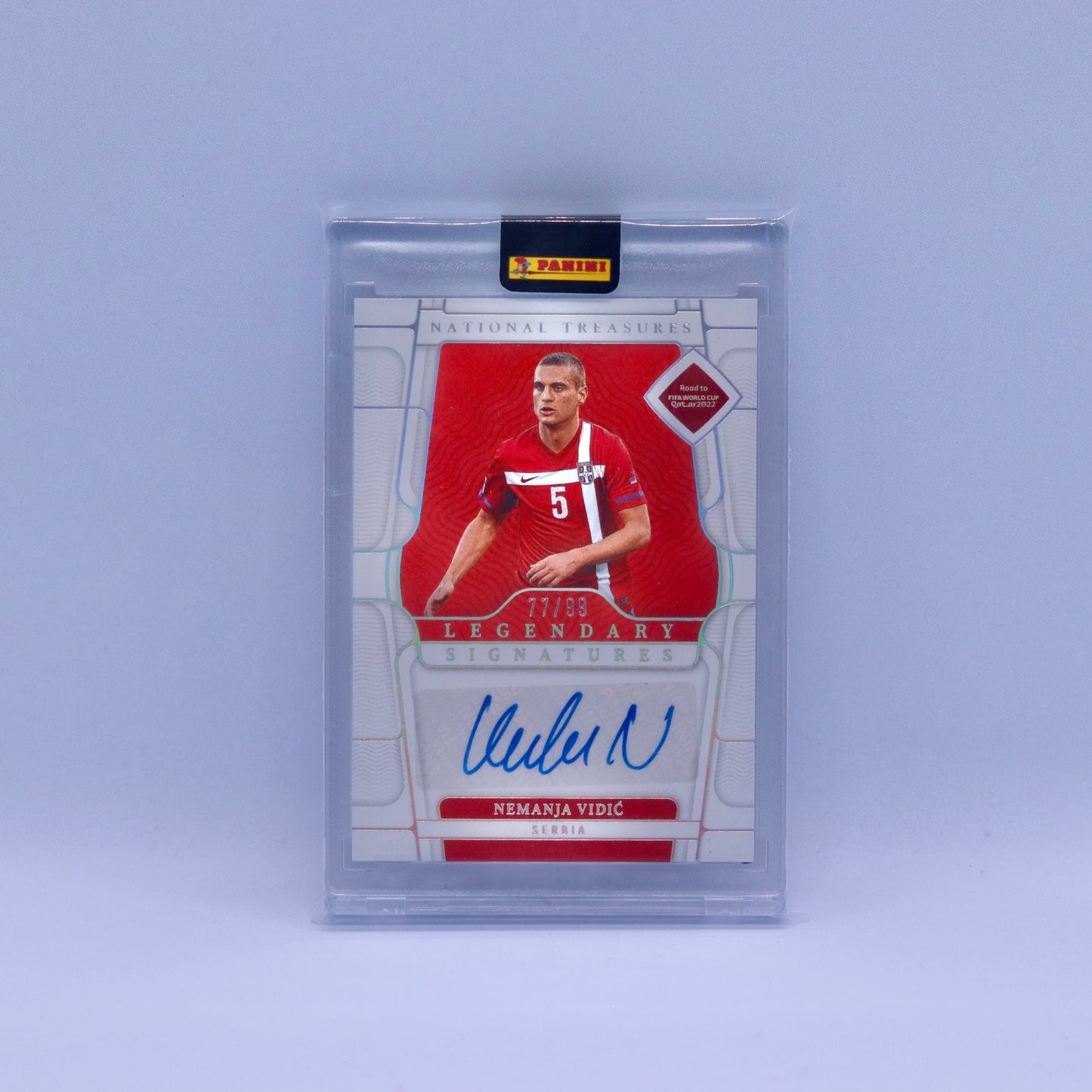 Nemanja Vidic (77/99) Panini National Treasure 2022 Legendary Auto