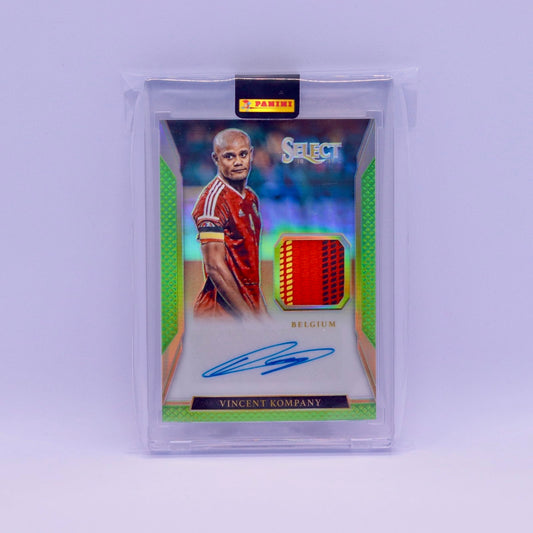 Vincent Kompany (24/35) Panini Select 2016/2017 Player Worn Auto