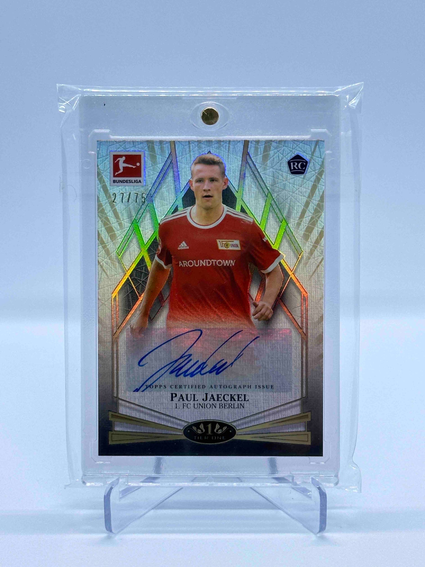 Paul Jaeckel /75 Topps Bundesliga Tier One