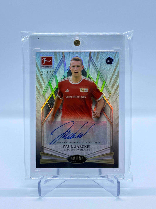 Paul Jaeckel /75 Topps Bundesliga Tier One