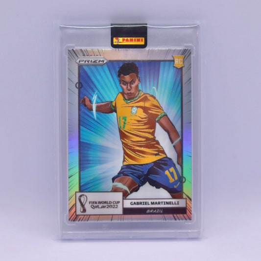 Gabriel Martinelli Panini Prizm Qatar World Cup 2022 Rookie Case Hit SSP Manga