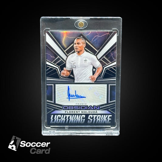 Florent Malouda (196/199) Panini Obsidian Lighting Strike Auto