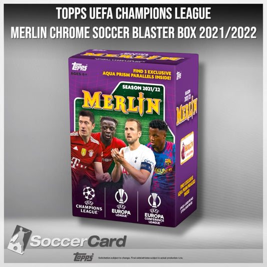 Topps UEFA Champions League Merlin Chrome Blaster 2021/2022