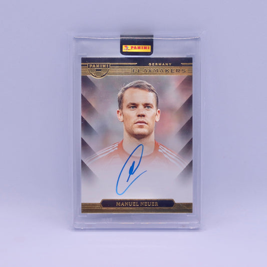 Manuel Neuer Panini Playmaker On Card Auto