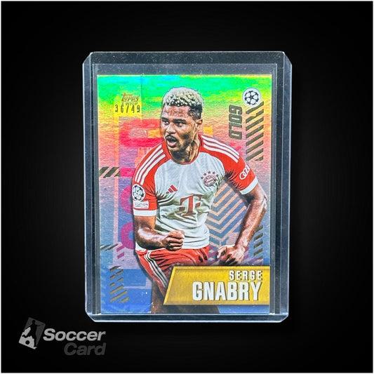 Serge Gnabry (36/49) Topps Gold 2022/2023