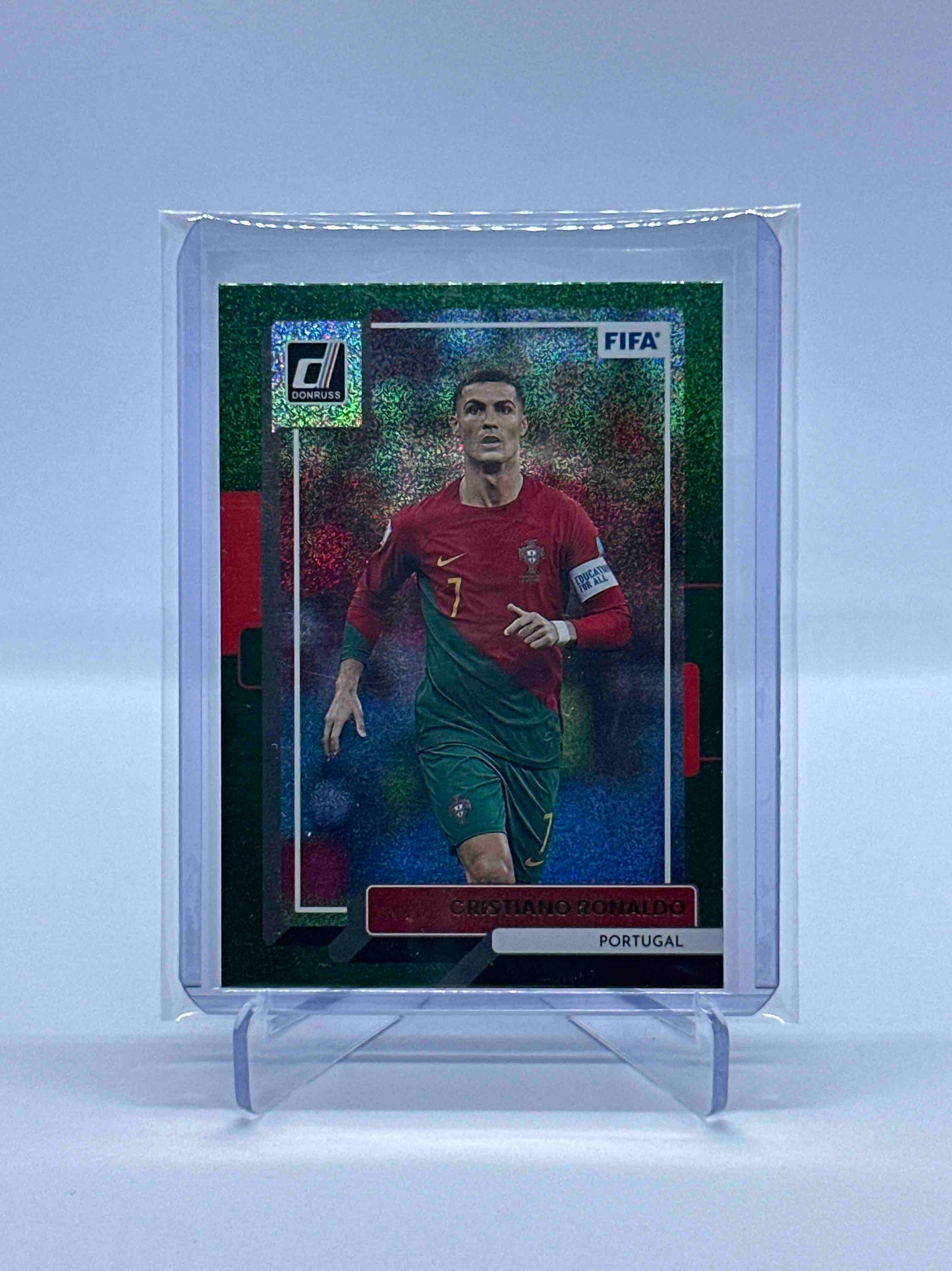 Cristiano Ronaldo Panini Donruss Green Parallel