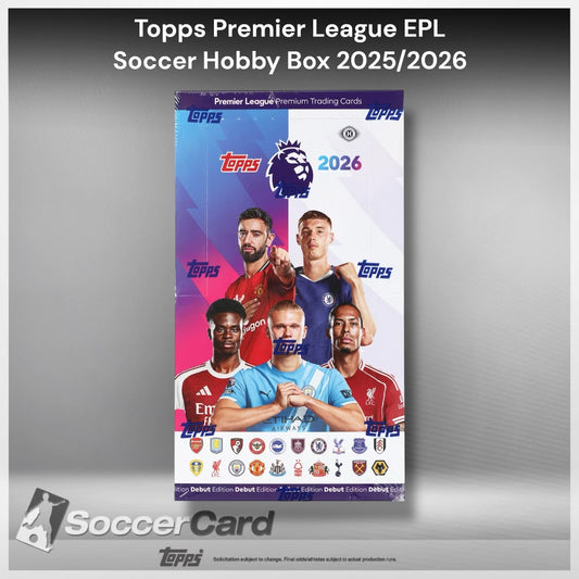 Topps Premier League EPL Soccer Hobby Box 2025/2026
