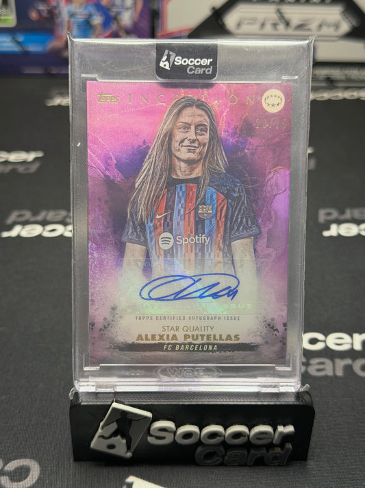 Alexia Putellas /25 Topps Inception 2023 Star Quality