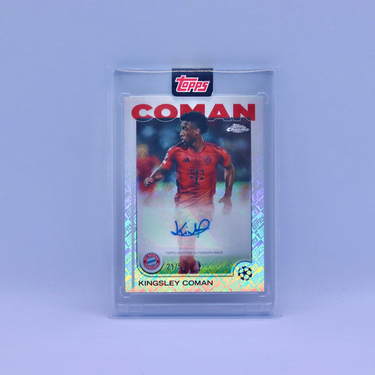 Kingsly Coman Topps Chrome UEFA Champions League Auto