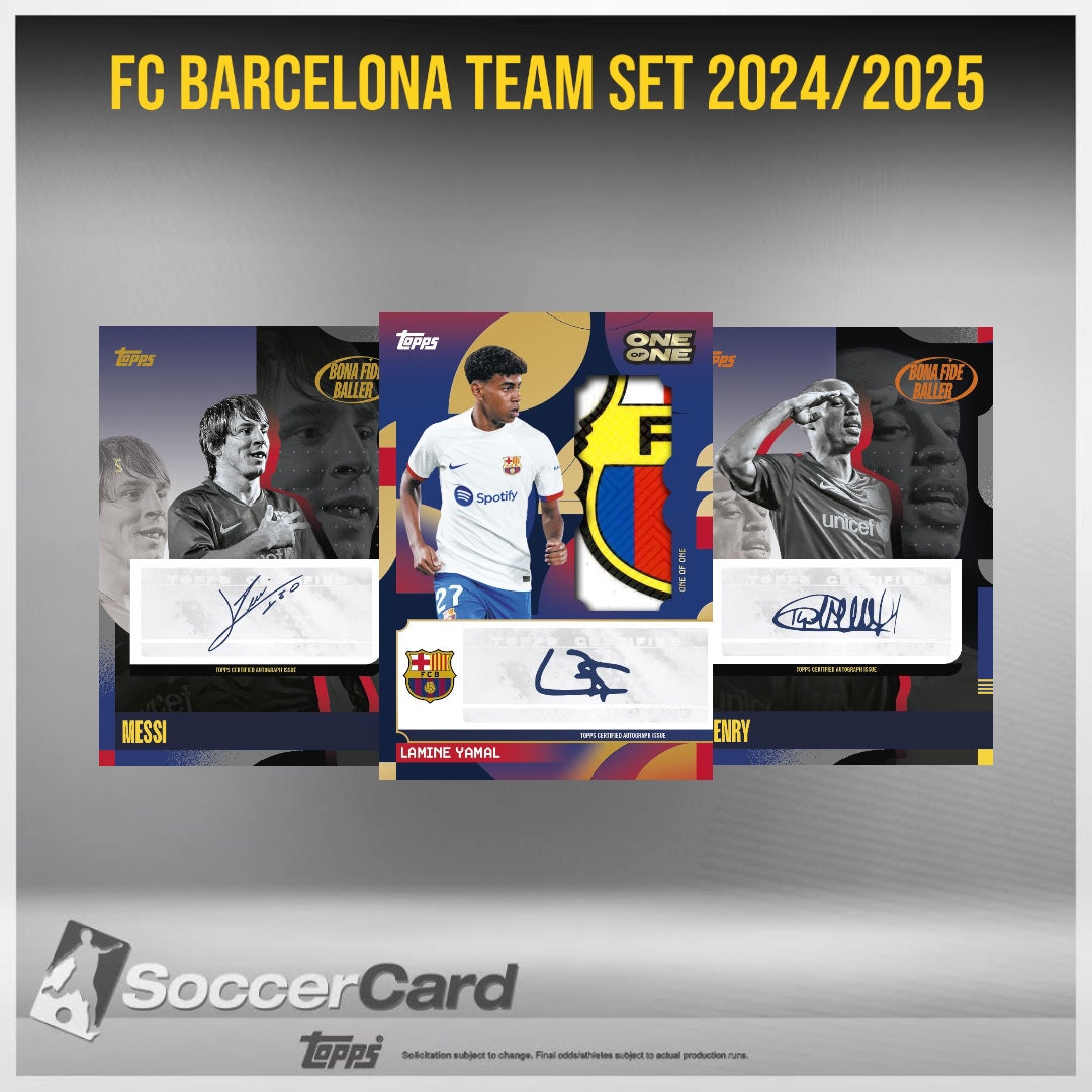 تشكيلة فريق Topps FC Barcelona لموسم 2024/25