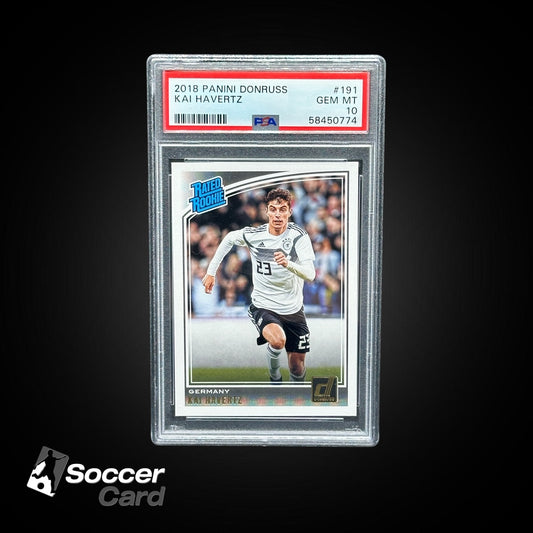 Kai Havertz Panini Donruss 2018 Rated Rookie - PSA 10