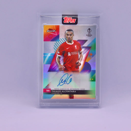 Thiago Alcantara Topps Finest 2023/2024 Auto