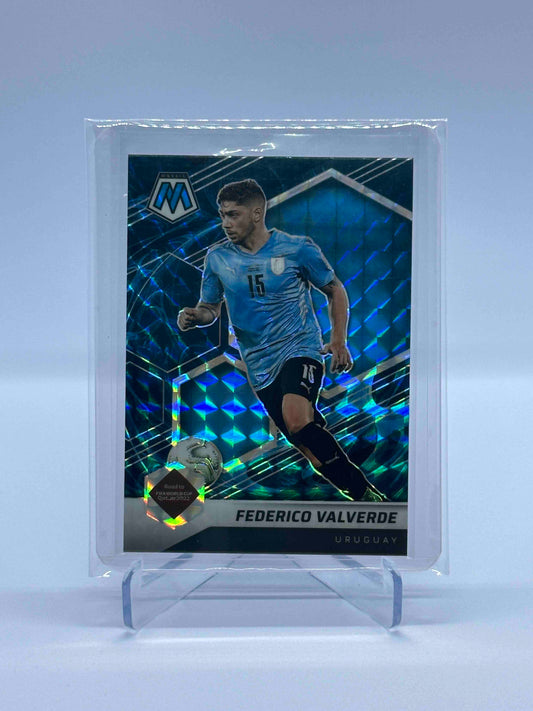 Federico Valverde Panini Moasic Blue Road to Qatar 2022