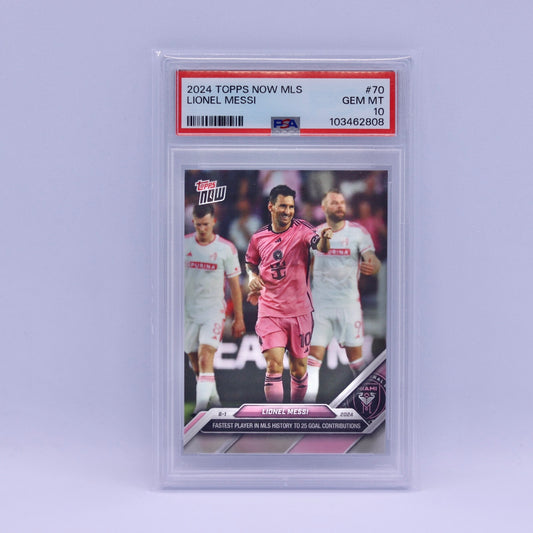 Lionel Messi Topps Now PSA 10