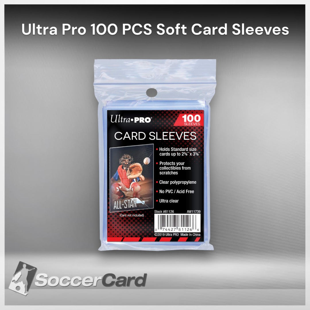 Ultra Pro 100 Pcs Soft Card Sleeves