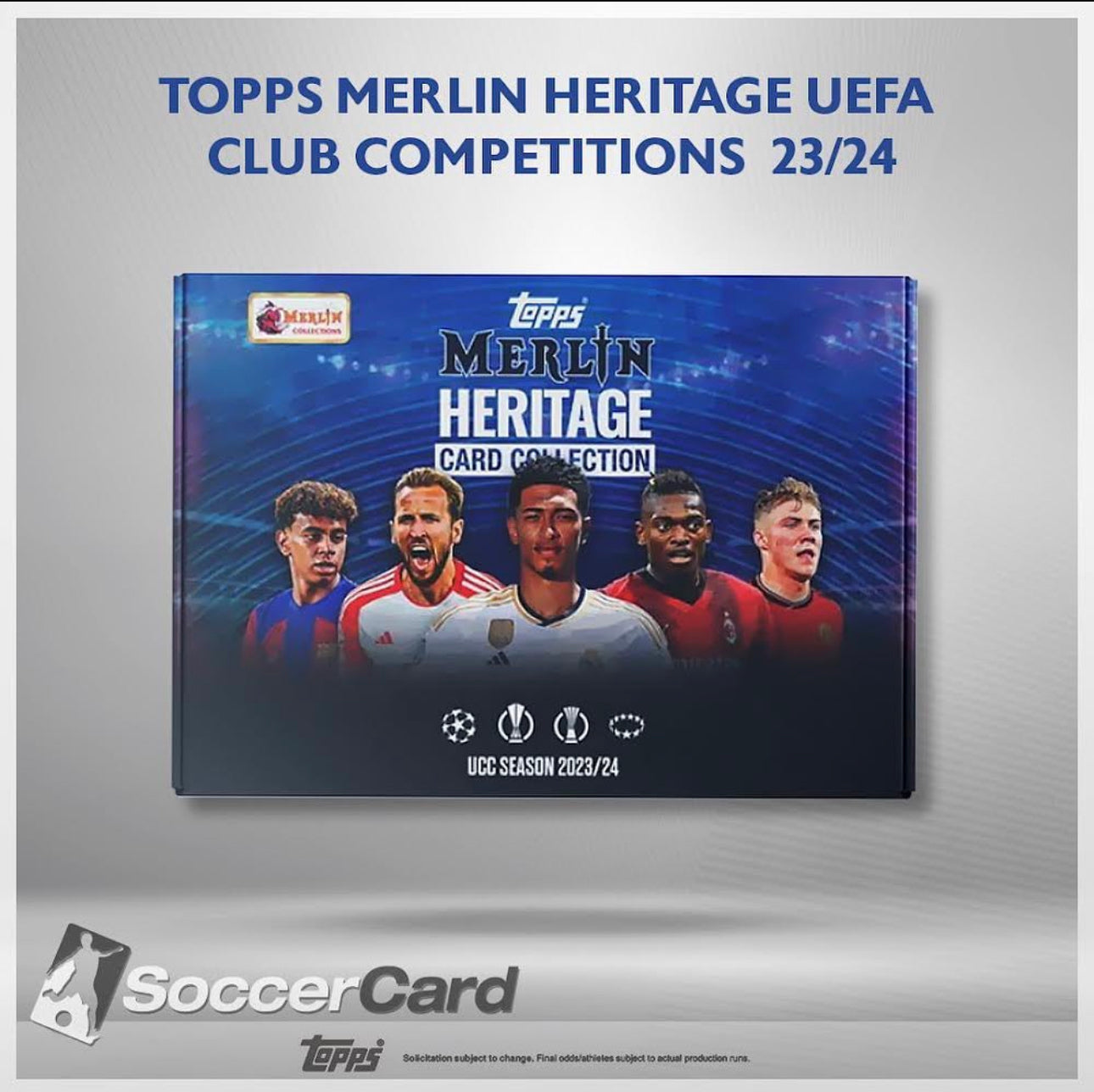 Topps Merlin Hertiage UEFA Club Competitions 2023/2024