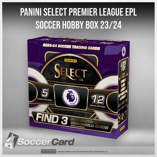 Panini Select Premier League EPL Soccer Hobby Box 2023/2024